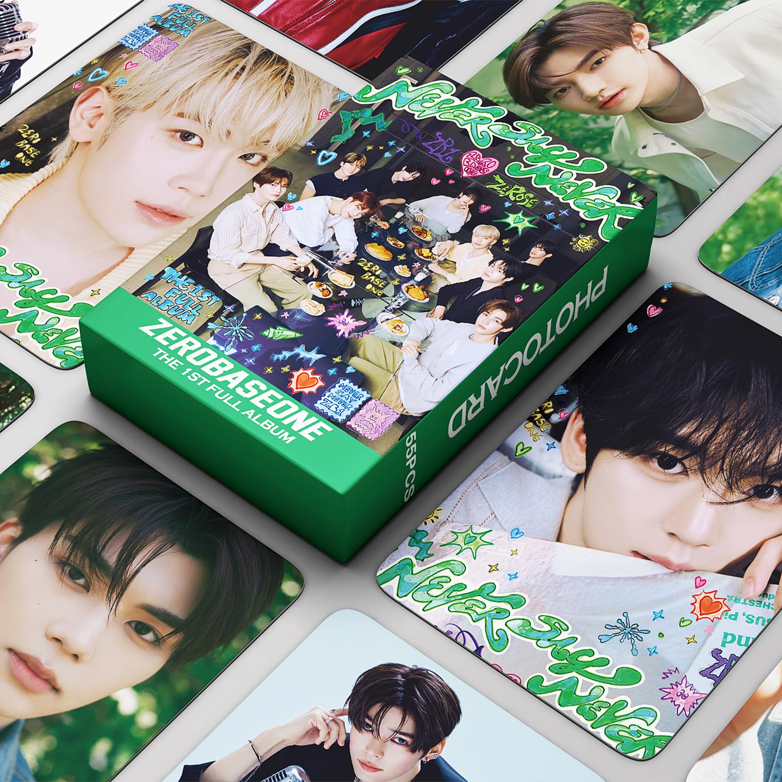 PYAJUU ZB1 Photocards KPOP ZB1 Never Say Never Cartões de álbum 55